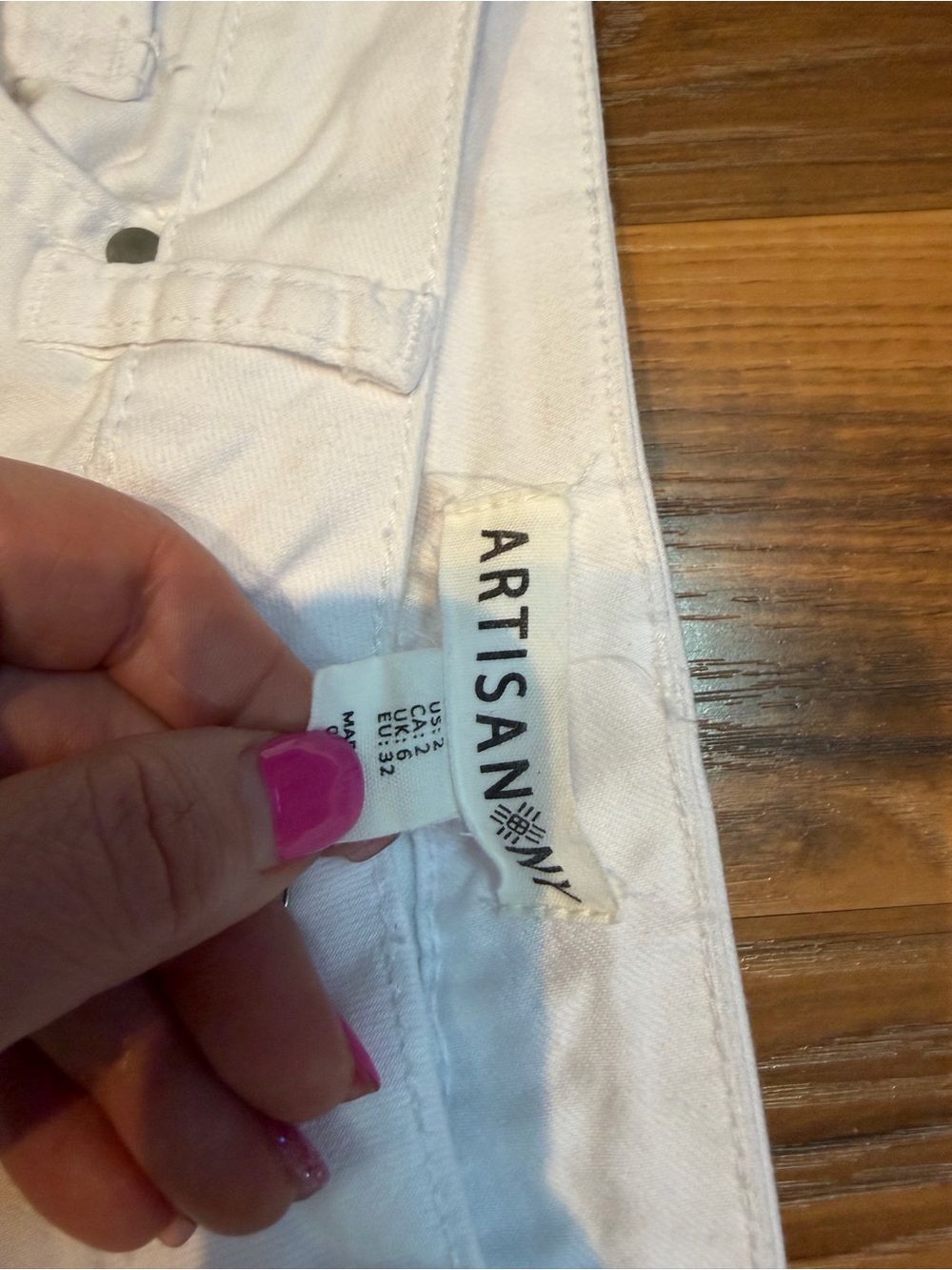 Artisan Ny White Skinny Jeans - Classic White - Picture 4 of 7